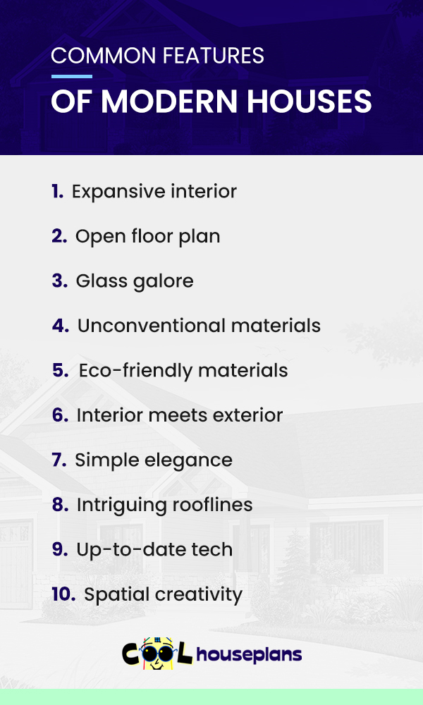 Common Features of Modern Houses