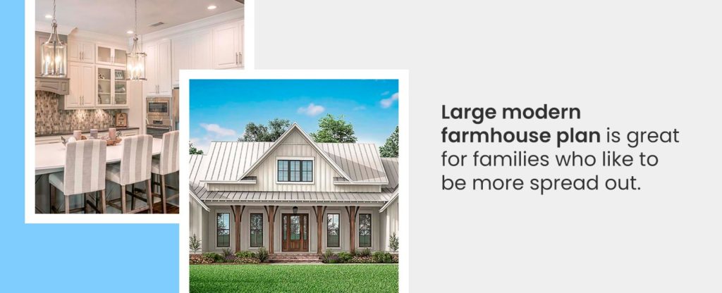 Large Modern Farmhouse Plans