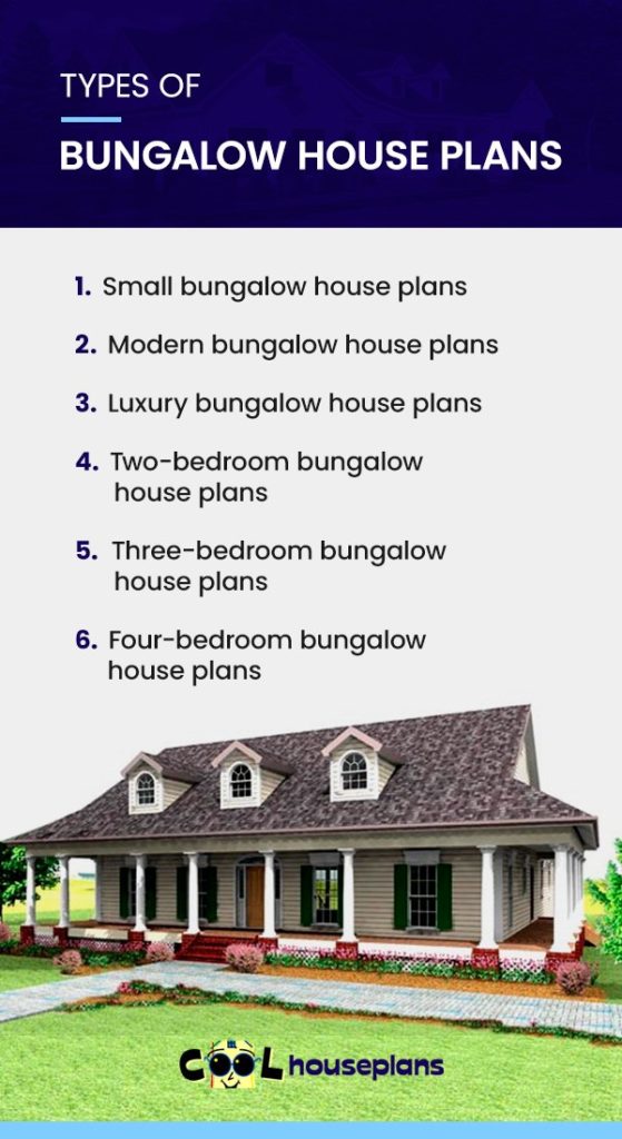 Types of Bungalow House Plans